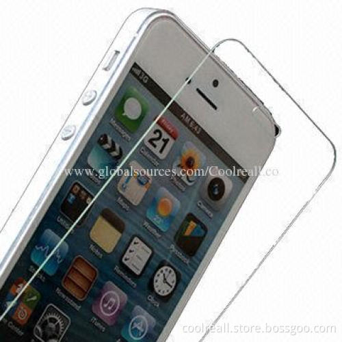 Factory Price Real Toughened Glass Screen Guard for iPhone 5, 5S, 4, 4S, 5C, Anti Scratches